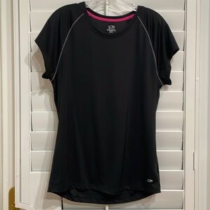 C9 Champion Black XXL Short Sleeve Exercise Top, Nee Without Tags.